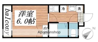エスペランサ武蔵野【204号室】の間取り