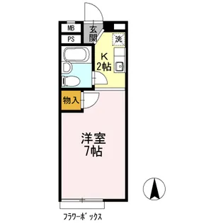 パインヒルズ【3階】の間取り