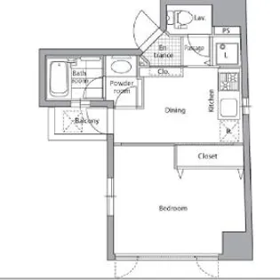 レジディア文京千石【12階】の間取り