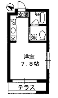 東京都中野区江古田1丁目【マンション】の間取り