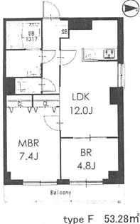 エスティメゾン高円寺【2階】の間取り