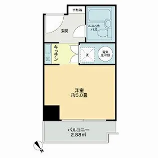 ライオンズマンション大塚角萬【5階】の間取り
