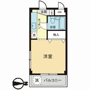 メゾンパール豊玉【1階】の間取り