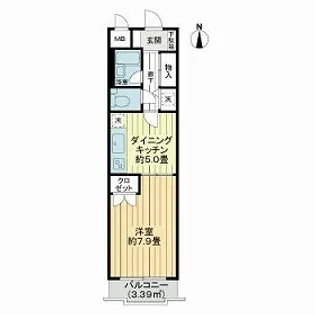 メゾン板橋本町【2階】の間取り