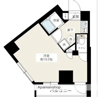 ルクシェール新宿中落合【1階】の間取り