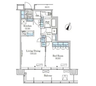 メルクマール京王笹塚レジデンス【15階】の間取り