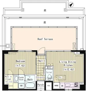 PRIME URBAN 東中野 COURT【6階】の間取り