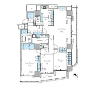 パークアクシス滝野川ラ ブリーズ【14階】の間取り
