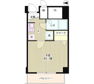 サンライズハイツⅡ【2階】の間取り