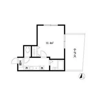 アーバンヒルズ新井薬師【1階】の間取り