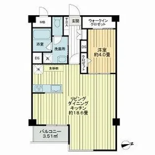 荻窪豊栄ステーションプラザ【10階】の間取り