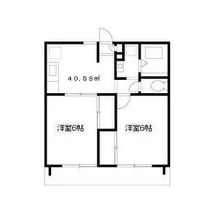 エステートピア武井【2階】の間取り