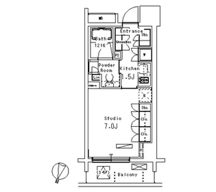 パークアクシス方南町【4階】の間取り