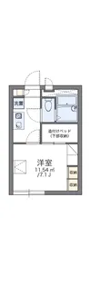 レオパレスリベル丸山【1階】の間取り