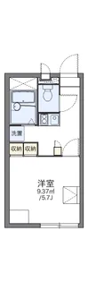 レオパレスソシエ【2階】の間取り