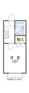 レオパレスビレッジ光が丘参番館【2階】の間取り