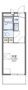 レオパレスエスタ【3階】の間取り