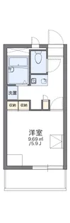 レオパレスゴールドクレスト【3階】の間取り