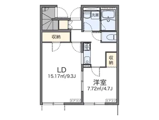 レオネクストグリーンフィールド【1階】の間取り