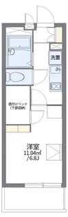 レオパレス庵【3階】の間取り