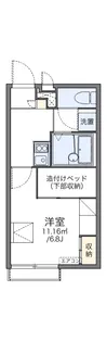 レオパレスエクセレンス【2階】の間取り