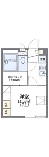 レオパレスピアネータ【2階】の間取り