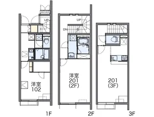 レオネクスト成宗【2階】の間取り