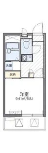 レオパレスイキ西新宿【2階】の間取り