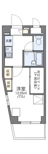 レオパレスユリパレス柏木【3階】の間取り