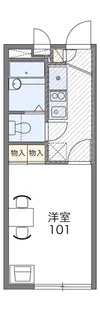 レオパレスE・アルシオネ【2階】の間取り