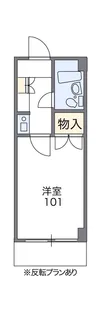 レオパレスRXコスモM【2階】の間取り