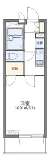 レオパレスFIORI高松【2階】の間取り