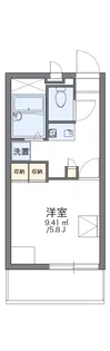 レオパレスレインボー【3階】の間取り
