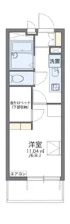 レオパレス常盤台【3階】の間取り