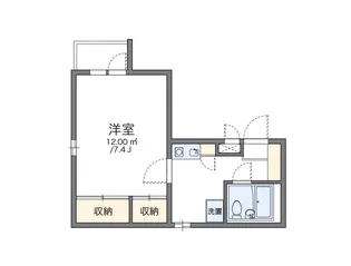 レオパレスRX早稲田第2【1階】の間取り