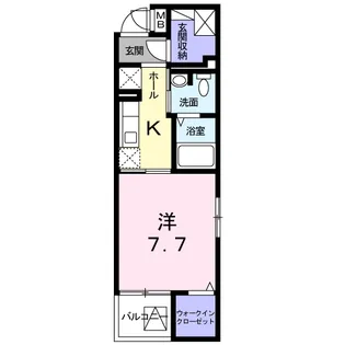 セシリア【3階】の間取り