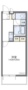 レオネクストLUCE高松【4階】の間取り