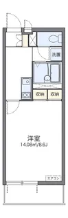 レオネクストLUCE高松【4階】の間取り