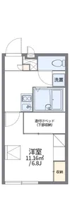 レオパレス豊Ⅲ【1階】の間取り