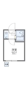 レオパレス南台第3【1階】の間取り