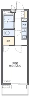レオパレスときわマンションⅡ【3階】の間取り