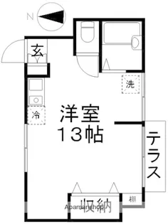 パンセD【1階】の間取り