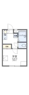 レオパレスフェンテⅡ【2階】の間取り