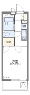 レオパレスガイア【3階】の間取り