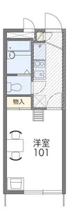 レオパレスグラティテュード【2階】の間取り
