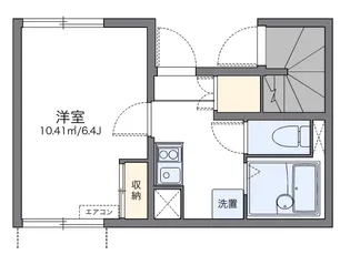 レオネクストウインド【1階】の間取り