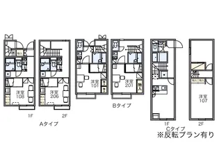 レオパレスルーチェ【1階】の間取り