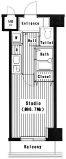 東京都渋谷区本町1丁目【マンション】の間取り