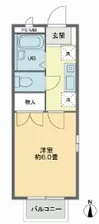 櫻ハウス大八木【2階】の間取り