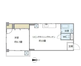 浅川コーポ【5階】の間取り